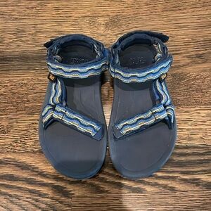 Boys Blue Teva Hurricane Sandals (size 12)
